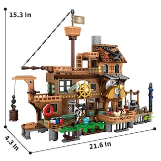 Foto 8 | Foto 8 | Venta Internacional - Juego De Ladrillos De Construcción Mesiondy Pirate Ship 573 Piezas Para Niños Mayores De 8 Años