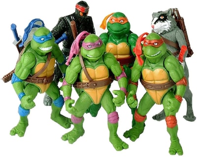 Foto 1 | Foto 1 | Venta Internacional - Figura De Acción Para Niños, 6 Unidades Por Bolsa, Lovely Turtles, 12 Cm De Altura
