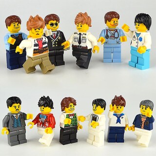 Foto 4 | Foto 4 | Venta Internacional - Set De Minifiguras De Personajes De Hmwy Ocupations Para Niños Mayores De 7 Años