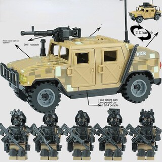 Foto 1 | Foto 1 | Venta Internacional - Building Blocks Desert Hummer Commando Special Forces W/ Min