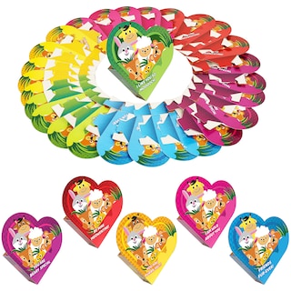 Foto 2 | Foto 2 | Bloques De Construcción Joyin con forma de Animal De San Valentín Con Corazones 24 Paquetes - Venta Internacional