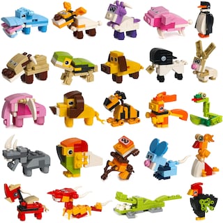 Foto 3 | Foto 3 | Bloques De Construcción Joyin con forma de Animal De San Valentín Con Corazones 24 Paquetes - Venta Internacional