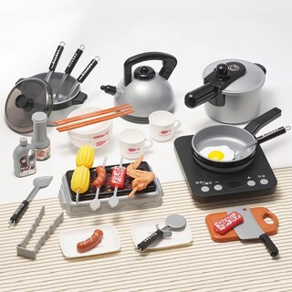 Foto 2 | Foto 2 | Juego De Cocina De Juguete De 36 Piezas Para Niños Y Niñas - Venta Internacional.