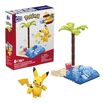 Set De Construcción Mega Pokémon Pikachu's Beach Splash Con 79 Ladrillos - Venta Internacional.