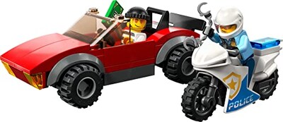Foto 3 | Foto 3 | Lego City Police Bike Car Chase 60392, Juguete Con Coche De - Venta Internacional.