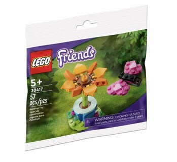 Foto 1 | Foto 1 | Flor Y Mariposa De Jardín De Juguete Lego Friends (30417) - Venta Internacional.