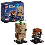Kit De Construcción Lego Brickheadz Groot & Rocket, Multicol - Venta Internacional.