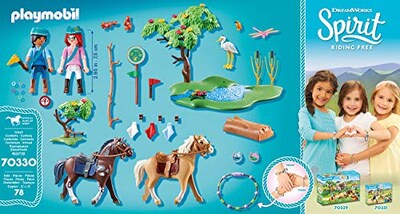Foto 3 | Foto 3 | Set Playmobil Spirit Riding Free River Challenge Con Accesorios - Venta Internacional.