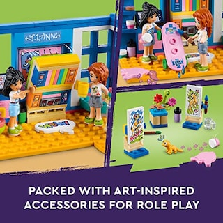 Foto 4 | Foto 4 | Lego Friends Liann's Room 41739, Juegos De Dormitorio Con Te - Venta Internacional.