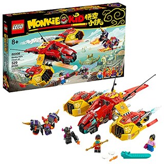 Foto 1 | Foto 1 | Lego Monkie Kid: Kit De Construcción De Juguetes Para Aviones Cloud Jet 80008 De Monkie Kid (529 Piezas) - Venta Internacional.