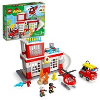 Set De Juego Lego Duplo Para Estación De Bomberos Y Helicópt - Venta Internacional.