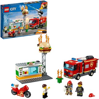 Foto 1 | Foto 1 | Kit De Construcción Lego City Burger Bar Fire Rescue 60214 (327 Piezas) - Venta Internacional.