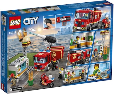 Foto 5 | Foto 5 | Kit De Construcción Lego City Burger Bar Fire Rescue 60214 (327 Piezas) - Venta Internacional.