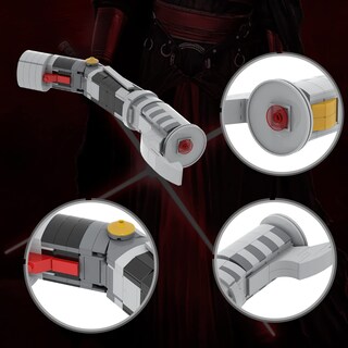 Foto 3 | Foto 3 | Set de Construcción Mooxi-moc Space Wars Dooku Lightsaber Hilt - Venta Internacional