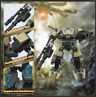 Foto 4 | Foto 4 | Kit de Construcción Battle Military Tech Robot - Venta Internacional
