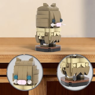 Foto 4 | Foto 4 | Set de Construcción Mooxi-moc Anime Demon Slayer Hashibira Inosuke - Venta Internacional