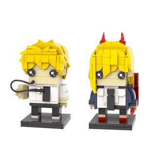 Foto 1 | Foto 1 | Set de Construcción Mooxi-moc Anime Chainsaw Man Brick Mini Headz - Venta Internacional