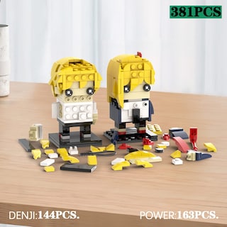 Foto 4 | Foto 4 | Set de Construcción Mooxi-moc Anime Chainsaw Man Brick Mini Headz - Venta Internacional