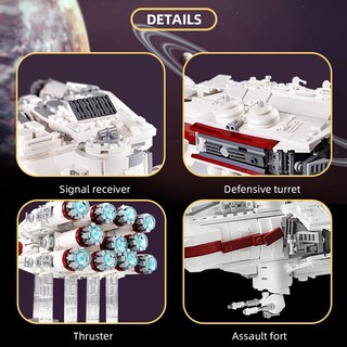 Foto 5 | Foto 5 | Kit de Construcción de Maquetas Starship King Tantive Iv 2905 Unidades- Venta Internacional