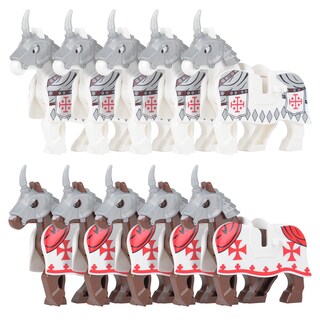 Foto 1 | Foto 1 | Figuras de Caballo Mooxi para Bloques de Construcción 10 Piezas -Venta Internacional