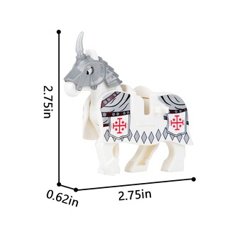 Foto 2 | Foto 2 | Figuras de Caballo Mooxi para Bloques de Construcción 10 Piezas -Venta Internacional