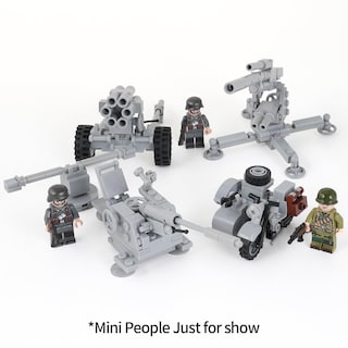 Foto 6 | Foto 6 | Set de Bloques Mooxi Armas de Artillería de la Segunda Guerra Mundial 710 Piezas - Venta Internacional
