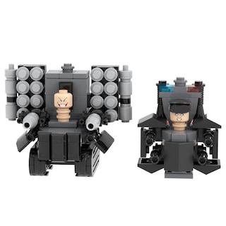 Foto 5 | Foto 5 | Set de Construcción Mooxi-moc Skibi Man Minifigs 572 Piezas - Venta Internacional