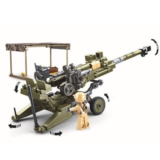 Foto 4 | Foto 4 | Tanque Militar Building Block con 2 Figuras de Soldados 258 Piezas - Venta Internacional