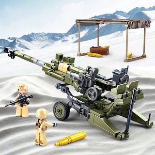 Foto 5 | Foto 5 | Tanque Militar Building Block con 2 Figuras de Soldados 258 Piezas - Venta Internacional