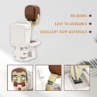 Foto 2 | Foto 2 | Set de Construcción Mooxi-moc Skibi Man Toilet Man Kids 319 Piezas - Venta Internacional