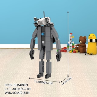 Foto 3 | Foto 3 | Set de Construcción Mooxi-moc Skibi Man Camera Kids 266 Piezas - Venta Internacional