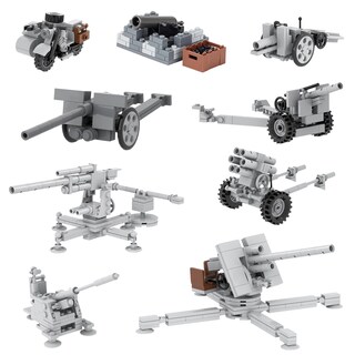 Foto 1 | Foto 1 | Set de Bloques Mooxi Armas de Artillería de da Segunda Guerra Mundial 710 Piezas - Venta Internacional