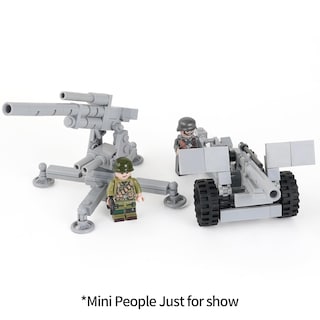 Foto 7 | Foto 7 | Set de Bloques Mooxi Armas de Artillería de da Segunda Guerra Mundial 710 Piezas - Venta Internacional