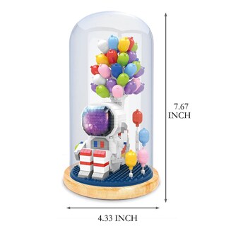 Foto 2 | Foto 2 | Bloques de Construcción Uvini Astronaut Modelo con Luz 670 Unidades - Venta Internacional