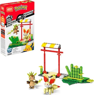 Foto 1 | Foto 1 | Set de Construcción Mega Construx Pokémon Chespin Contra Fennekin - Venta Internacional