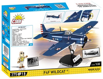 Foto 2 | Foto 2 | Bloques de Construcción Cobi F4F Wildcat con Piloto Americano - Edición Histórica