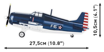 Foto 6 | Foto 6 | Bloques de Construcción Cobi F4F Wildcat con Piloto Americano - Edición Histórica