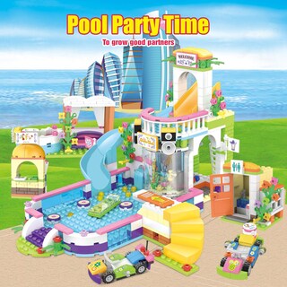 Foto 4 | Foto 4 | Kit de Construcción Ep Exercise N Play Friends Summer Pool - Venta Internacional
