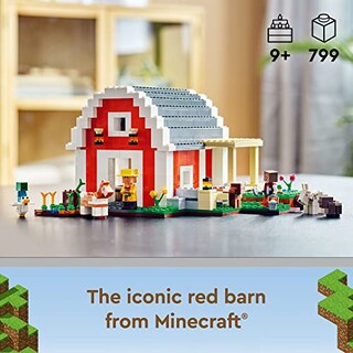 Foto 2 | Foto 2 | Set de Juguetes de Construcción Lego Minecraft The Red Barn 21187 Kids - Venta Internacional