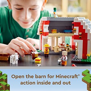 Foto 3 | Foto 3 | Set de Juguetes de Construcción Lego Minecraft The Red Barn 21187 Kids - Venta Internacional