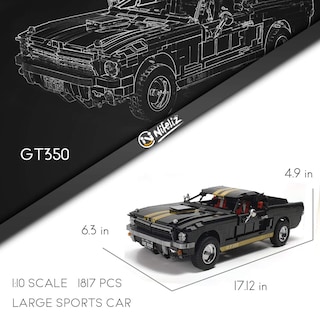 Foto 2 | Foto 2 | Set de Construcción Nifeliz Muscle Car-Venta Internacional