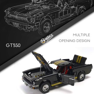 Foto 3 | Foto 3 | Set de Construcción Nifeliz Muscle Car-Venta Internacional