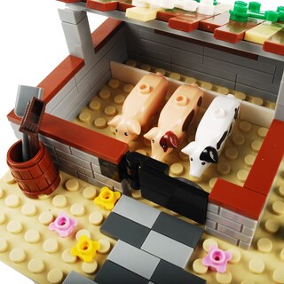 Foto 6 | Foto 6 | Set de Bloques de Construcción Baenrcy Animal Zoo Sencery 28 Piezas - Venta Internacional