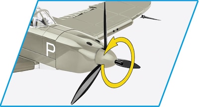 Foto 3 | Foto 3 | Bloque de Construcción Cobi Colección Histórica de la Segunda Guerra Mundial P-39d Airacobra - Venta Internacional