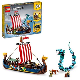 Foto 1 | Foto 1 | El Barco Vikingo 3 En 1 Lego Creator Y La Serpiente De Midga - Venta Internacional