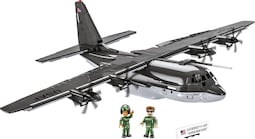 Bloque de Construcción Cobi Avión Lockheed C-130J Super Hercules de las Fuerzas Armadas con 2 Figuras