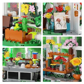 Foto 3 | Foto 3 | Set de Construcción Flower House Building Boat con Luz Led 597 Piezas - Venta Internacional