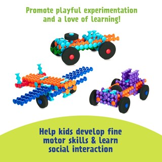 Foto 4 | Foto 4 | Juego de construcción Playstix Vehicles de Popular Playthings con 130 piezas