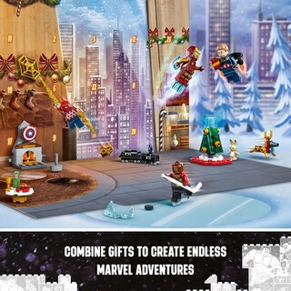 Foto 5 | Foto 5 | Calendario de Adviento Lego Marvel Avengers 2023 con 7 Minifiguras - Venta Internacional
