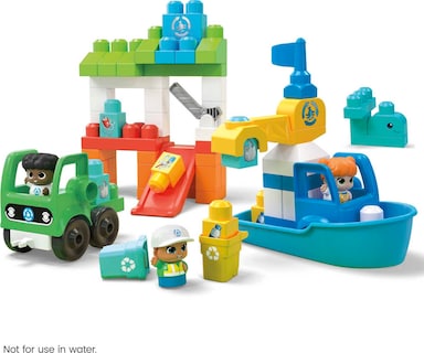 Foto 6 | Foto 6 | Set de Juguetes con Bloques de Construcción Mega Bloks Fisher-price Green Town - Venta Internacional